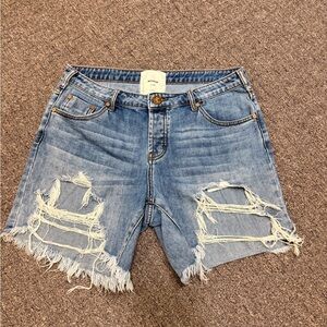 One Teaspoon Stevies distressed shorts